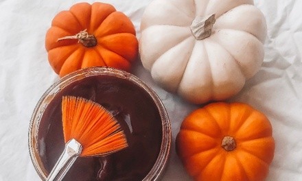 One or Three 60-Minute Pumpkin Enzyme Peel Facials at The Pink Mingo Skin Care (Up to 49% Off)