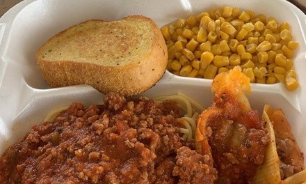 Food and Drink for Takeout at Jannie Mae's Cafe (Up to 25% Off). Two Options Available.