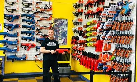 2-Hour Foam Combat for 5 or 1-Hour Foam Combat and 1-Hour Axe Throwing for 4 at Foam Warriorz (Up to 20% Off)