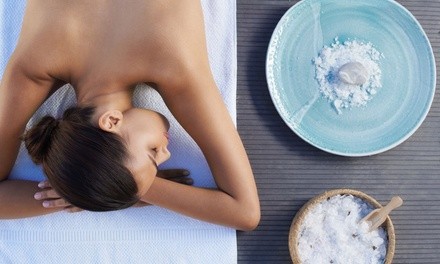 One 60- or 90-Minute Massage or Body Scrub with Massage at B-Well Spa (Up to 37% Off). 24 Options Available.