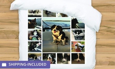 Personalized Fleece or Mink Photo Blanket from Monogram Online (Up to 53% Off). Four Options Available.