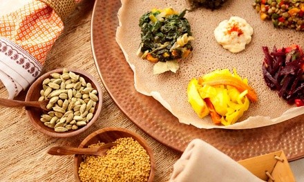 Ethiopian Dinner for Two or Four at Safari Lounge (50% Off)