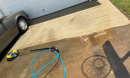 $125 for Pressure Washing Service for a Two-Car Driveway from Elegance Pressure Washing ($150 Value)