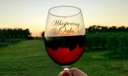 Wine Tasting and Winery Tour Experience for Two, Three, Four, or Ten at Whispering Oaks Winery (Up to 44% Off)