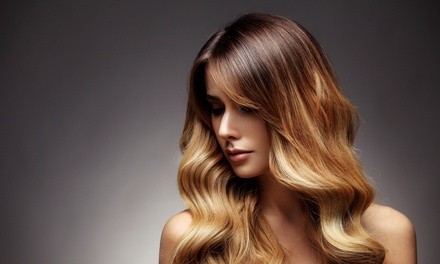 Haircut with Style and Optional Partial Highlights from Joanna at Salon Ventures (Up to 45% Off)