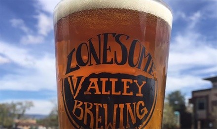 Flight and Pretzel, Appetizer, or Pizza at Lonesome Valley Brewing (Up to 62% Off). Six Options Available.