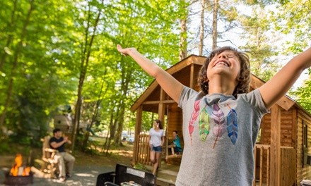 $229 for One-Room Camping Cabin for Four at KOA Campground Williamsburg (June 20–August 30) ($359.52 Value)