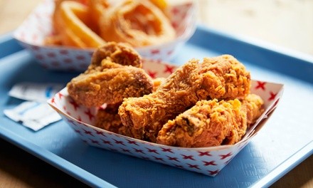 Food and Drink for Takeout from King Fried Chicken (Up to 30% Off). Two Options Available.