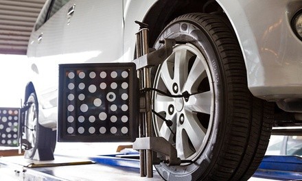 Wheel Alignment for Two or Four Tires with Suspension Inspection at AAG Auto Repair (Up to 46% Off)