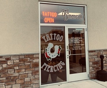 Tattoos or Piercings at 3rd Dimension Piercing (53% Off). Three Options Available.