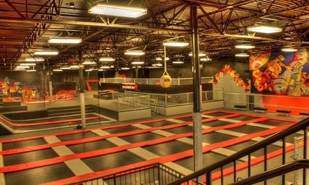 90-Minute Jump Pass for One or Basic Party Package for Up to 10 People at DEFY Charlotte (Up to 19% Off)