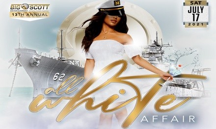 The 13th Annual All-White Affair feat. Gary O, TouchTone, Lady B, and Patty Jackson on Saturday, July 17