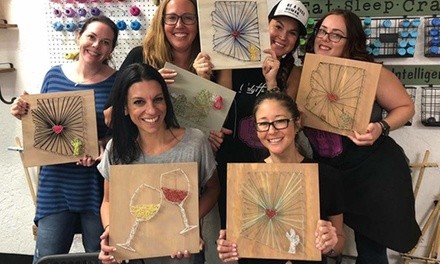 BYOB String Art Night for One, Two, or Four at Craft Nights (Up to 38% Off)   
