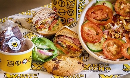 $8 for $10 Toward Food and Drink at Which Wich; Dine-In or Takeout