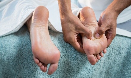 One 45-Minute Reflexology Session w/ Sea Salt Soak for One or Two at Alice massage (Up to 50% Off)