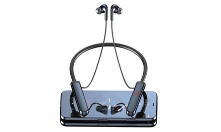 Bluetooth Earphone Wireless Earbuds Headset Hanging Neck Sports Headphones 