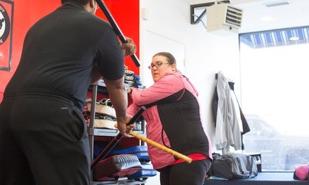 10 Kickboxing Classes or One Month of Unlimited Kickboxing at Mind Body Defense (Up to 70% Off)