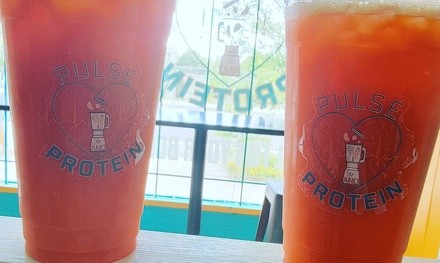 Choice of Food and Drink, or Orange Melody Juice at Pulse and Protein (Up to 29% Off)