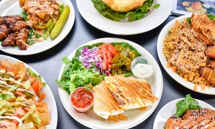 Latin Fusion Cuisine at T.O.P.L.E.S.S Tacos And More (Up to 52% Off). Two Options Available.