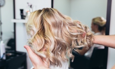 Balayage Ombre, Highlights, or Lowlights at Ellie's Beauty Salon (Up to 35% Off). Four Options Available.