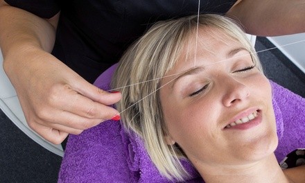 One Full Face or Two Eyebrow Threading Sessions at Universal Threading Salon and Spa (Up to 48% Off)