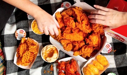 Food and Drink for Takeout and Dine-In at Krispy Krunchy Chicken (Up to 20% Off). Two Options Available.