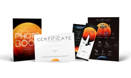 10 Acres of Mars Land Premium Package (84% Off) from Piece of Mars