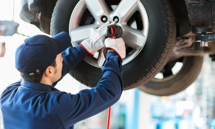 $129 for Wheel Alignment with Tire Rotation and Balance at Meineke ($219 Value)