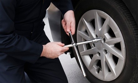 $80 for Wheel Alignment with Inspection and Tire Rotation at BlueSky Tire & Auto Service ($120 Value)