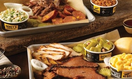 BBQ for Takeout or Dine-In When Available at Dickey's Barbecue Pit (Up to 31% Off). Four Options Available.