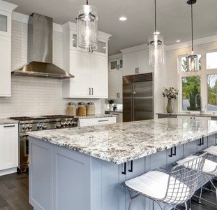 Kitchen Cabinet Painting Project from Leonard Painting (Up to 95% Off). Three Options Available.