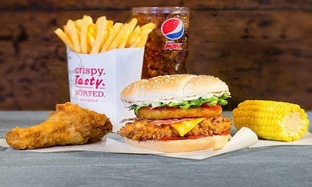 3 or 5 Pieces of Chicken, Fries, and Soda or 2 Pizza Pies at Kennedy Fried Chicken and Pizza (Up to 40% Off)