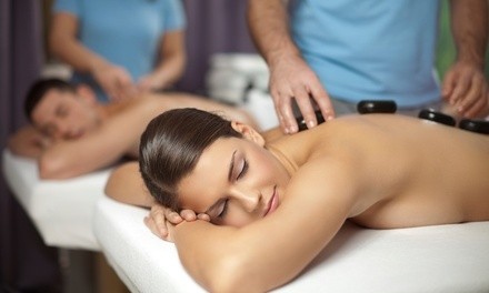 60-Minute Couples Massage at Glow Massage  (Up to 32% Off). Four Options Available.