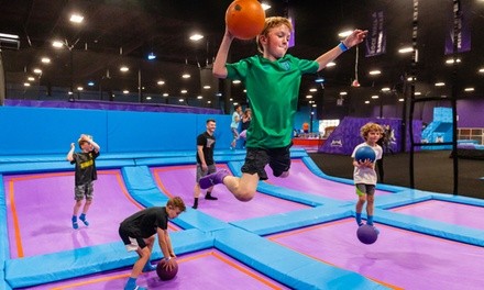 90-Minute Jump Pass or Friday Night Friendzy Pass with Pizza at Altitude Trampoline Park - Boise (Up to 31% Off)