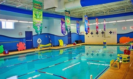 One Week of Three Swimming Lessons for One or Two Children at Aqua-Tots Swim Schools (Up to 50% Off) 