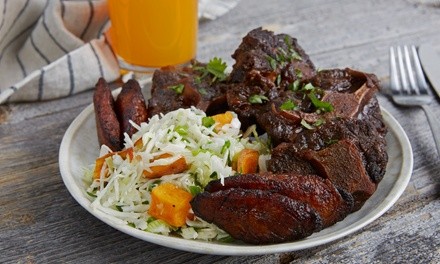 $10 for $15 Value Towards Caribbean Food for Groups of Four or More at Best for Less Jamaican Jerk