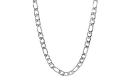 Stainless Steel Unisex Figaro Chain