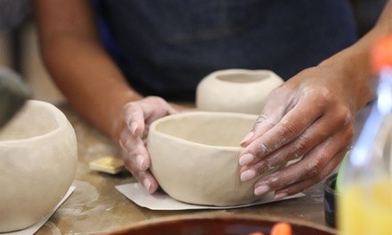 Pottery Sip-and-Pinch Class for One, Two, or Four at Adewole Arts (Up to 33% Off)