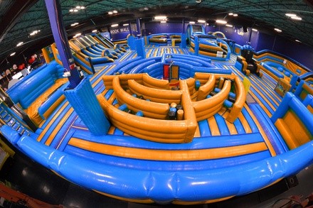 Attractions Admission at Off the Wall Gamezone(Up to 39% Off). Three Options Available.