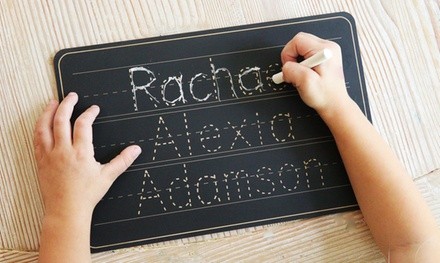 One or Two Personalized Name Trace Chalkboards from 2712 Designs (Up to 60% Off)