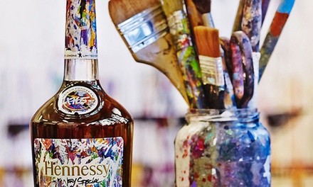 Henny and Paint Package with Three Cocktails or BYOB Package for One at Henny n' Paint (Up to 27% Off)