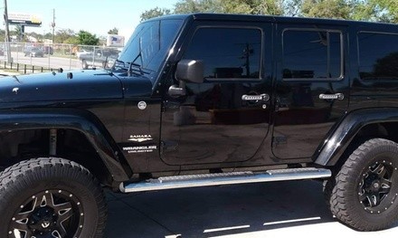 Window Tinting for 4 Windows & Back Windshield on Sedan or SUV at Lights Out Window Tinting & More(Up to 36%Off)