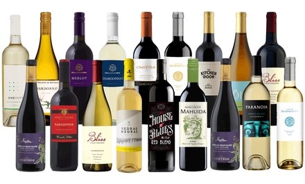 18 Bottles of Top 2021 Wines, Choice of Red, White, or Mixed from WineOnSale (75% Off)