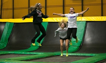 $15.40 for 90-Minute Jump Pass at Rockin' Jump - Trumbull ($22 Value)