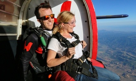 Tandem Skydiving Jump at Skydive Hollister Up to 52% Off. Two Options Available
