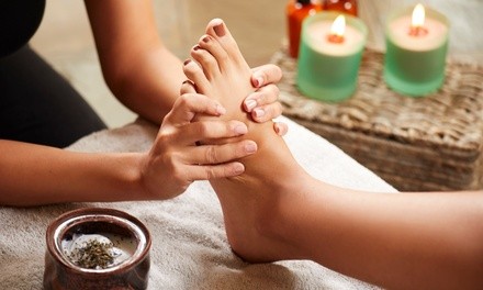Foot Massage with Optional Foot Detox at Life Studio (Up to 50% Off). Three Options Available.