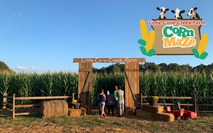 Admission to Little Cane Creek Farm & Corn Maze (Up to 27% Off). Four Options Available.