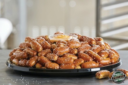 10 Pretzels and 2 Lemonades or $10 for $20 Toward Large Pretzel Rivet Tray at Philly Pretzel Factory