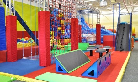 One or Three 60-Minute Jump Passes, or Two-Hour Birthday Party for 25 People at Jump On In (Up to 29% Off)