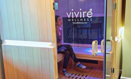 One or Three 30-Minute Infrared Sauna Sessions for One or Two at Vivire Wellness (Up to 45% Off)